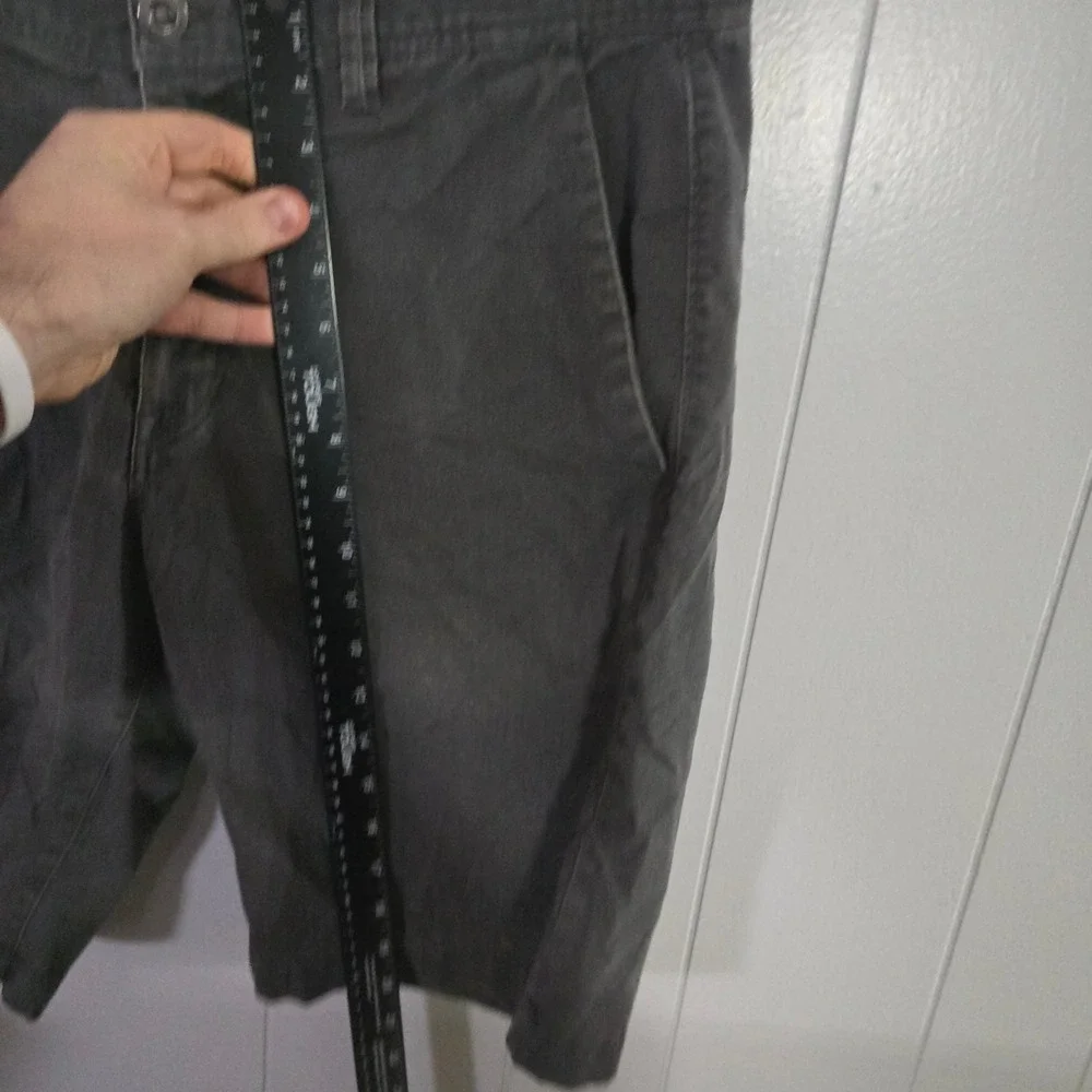 Volcom Chino Shorts Mens 36 Grey Frickin Modern Stretch Skateboarding‎